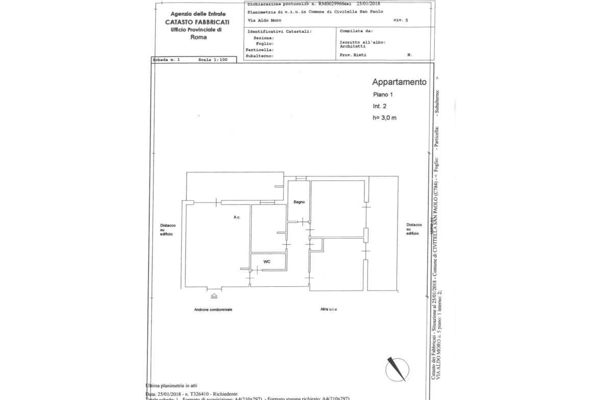 Tipologia Immobile: appartamento Provincia: roma Comune: civitella san paolo Località:  Indirizzo: Via Aldo Moro